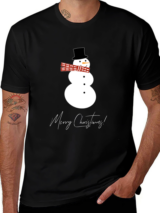 Festive Snowman Graphic Tee