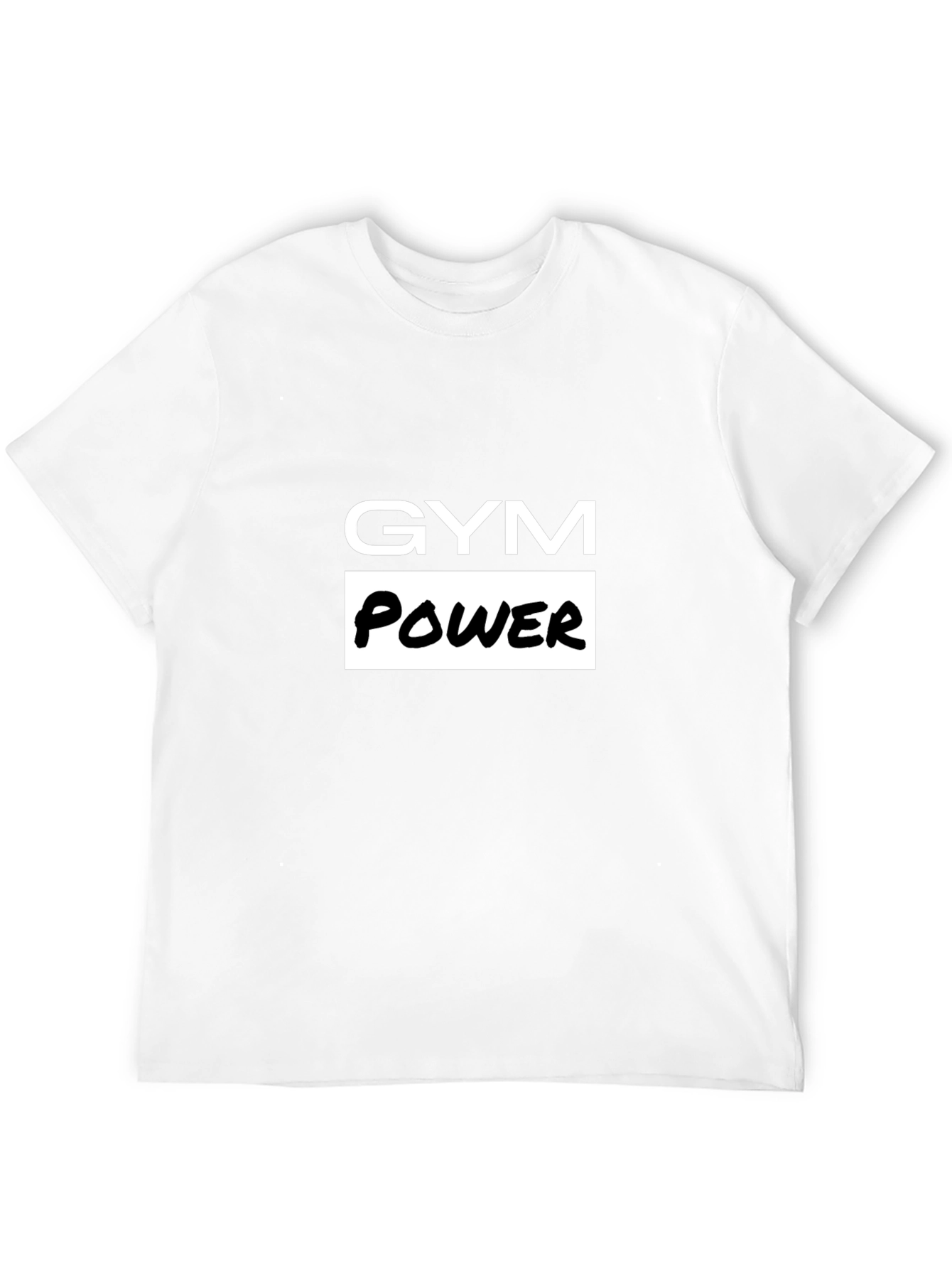 Gym Power Black T-Shirt - Workout Apparel