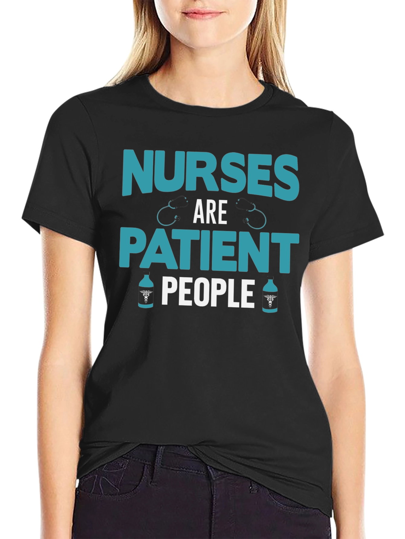 Nurses Are Patient People Graphic Tee