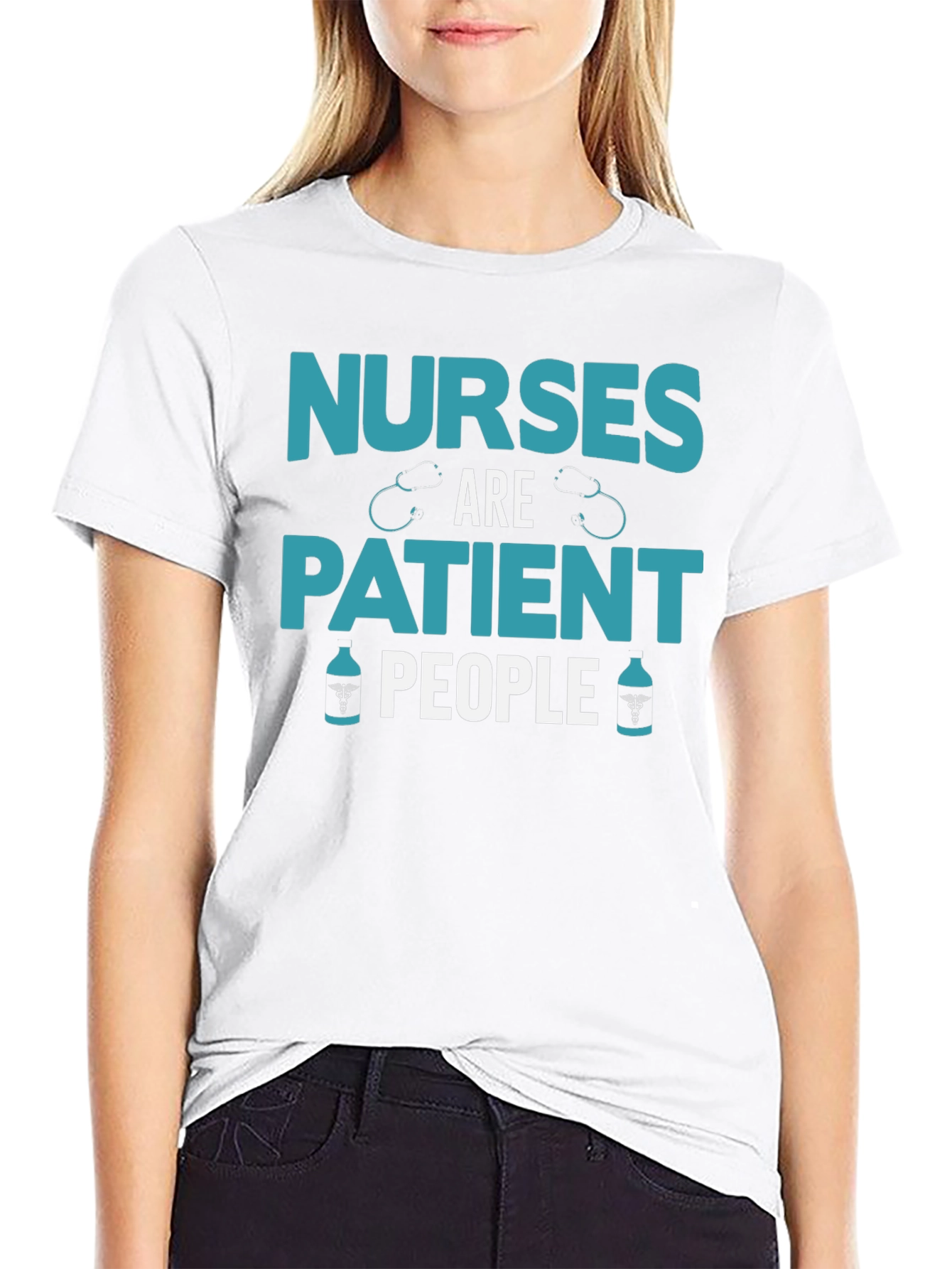 Nurses Are Patient People Graphic Tee