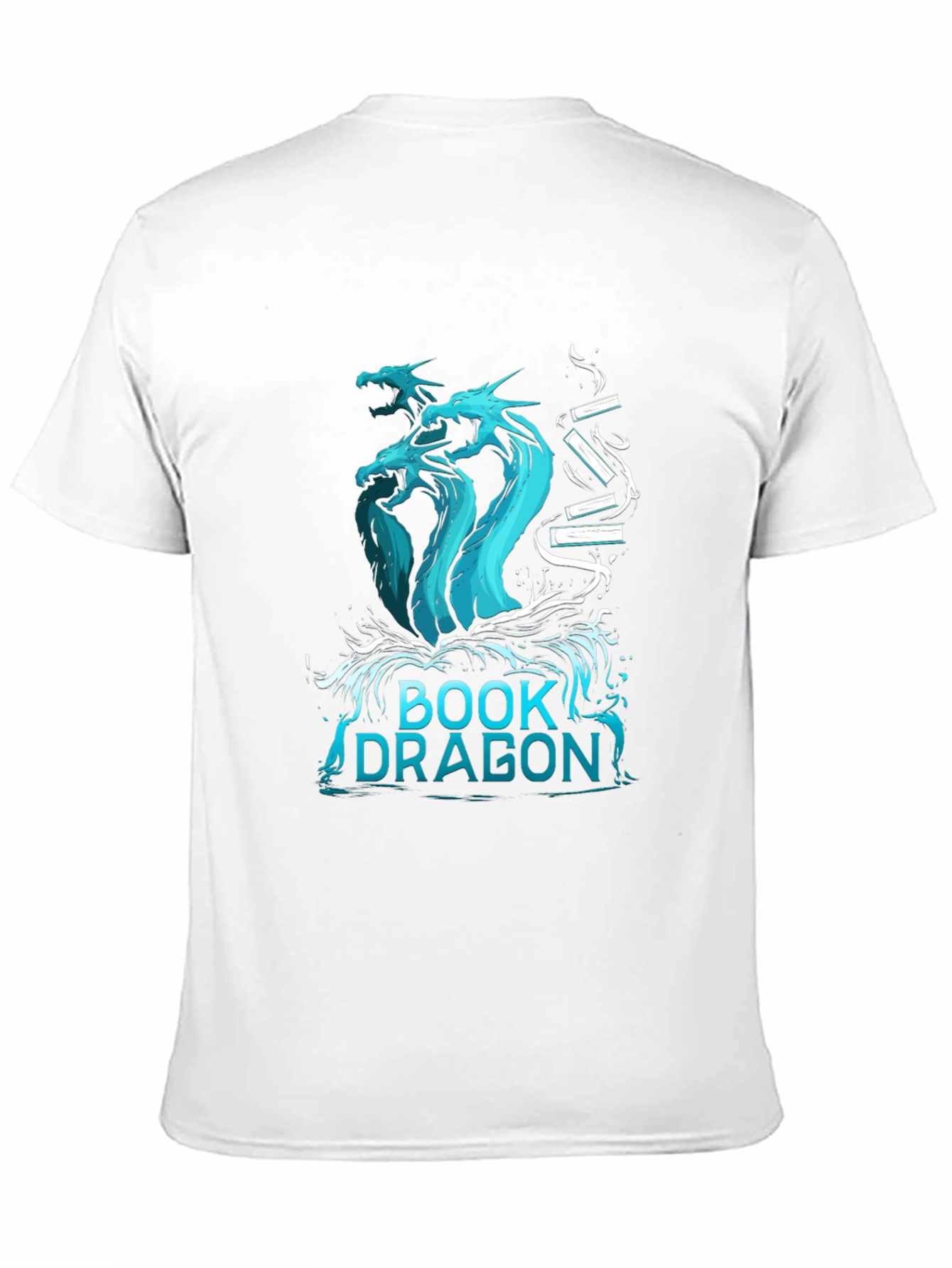 Book Dragon T-Shirt - Fantasy Literature Tee
