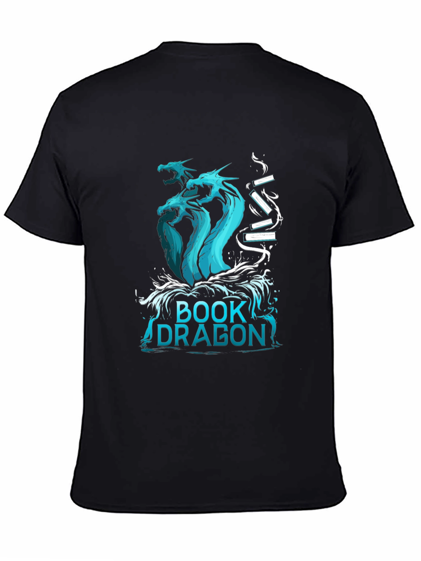 Book Dragon T-Shirt - Fantasy Literature Tee