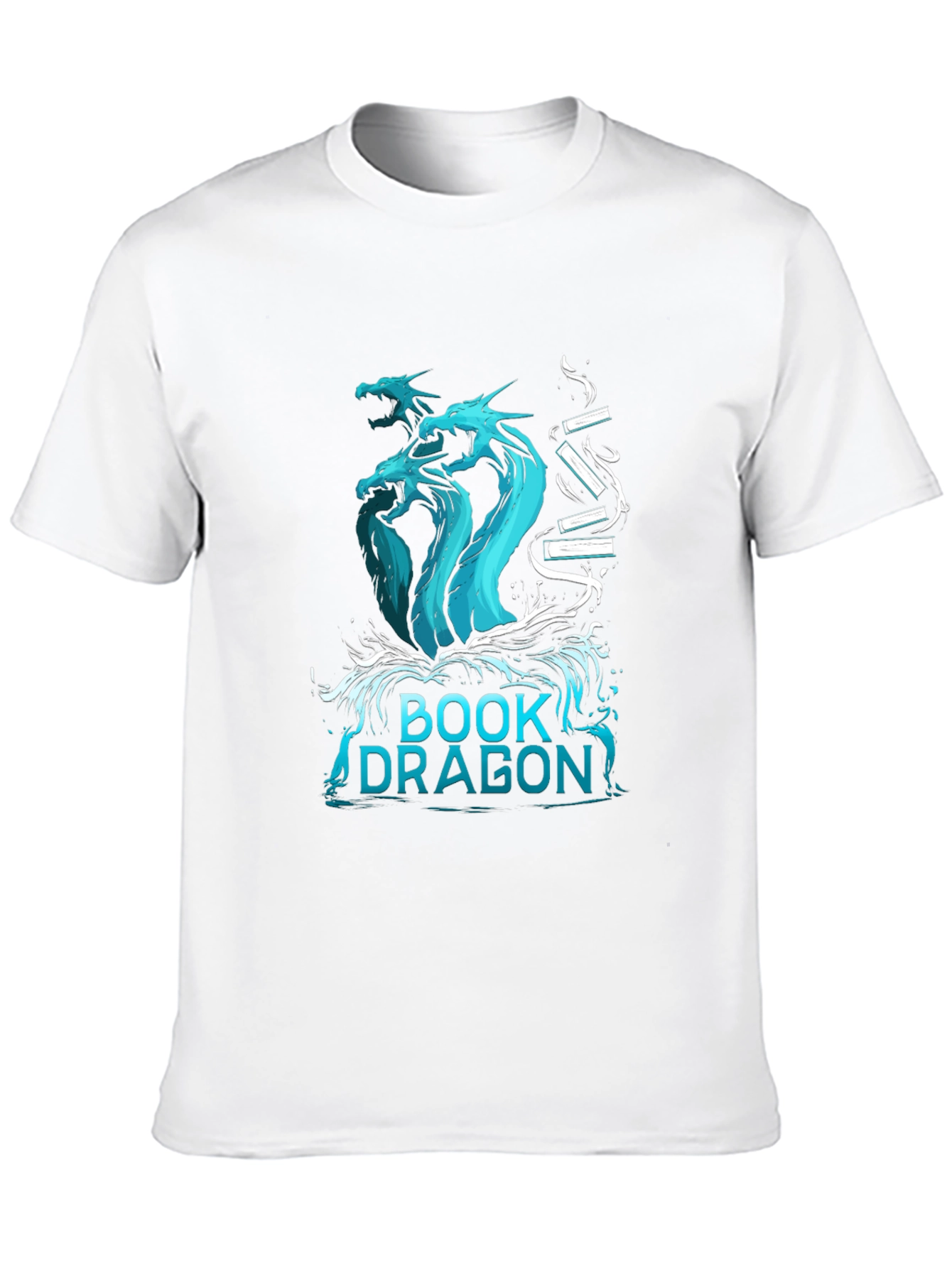 Book Dragon T-Shirt - Fantasy Literature Tee