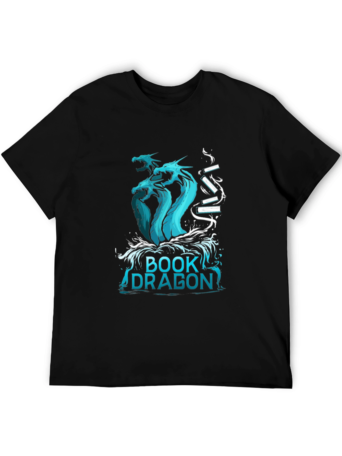 Book Dragon T-Shirt - Fantasy Literature Tee