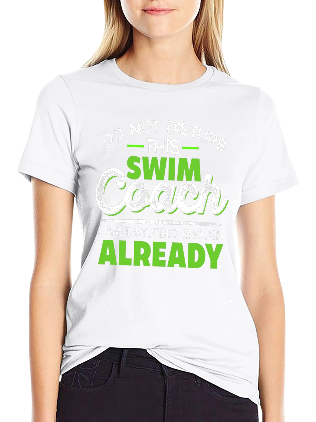 Swim Coach T-Shirt - Do Not Disturb