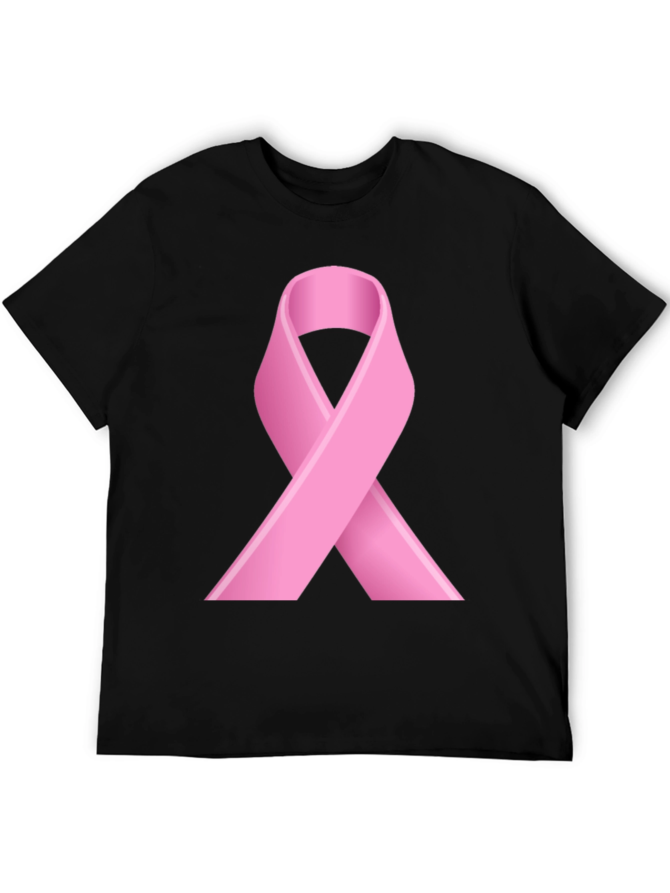 Pink Ribbon Awareness T-Shirt - Black