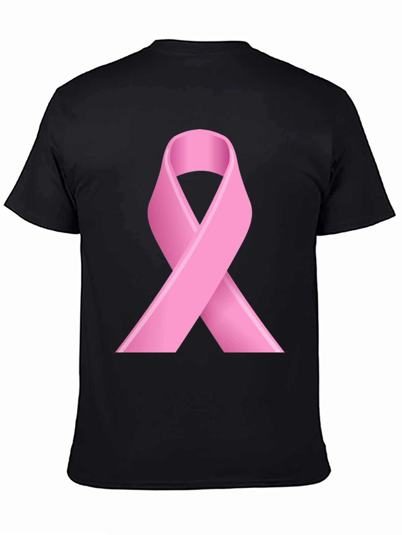 Pink Ribbon Awareness T-Shirt - Black