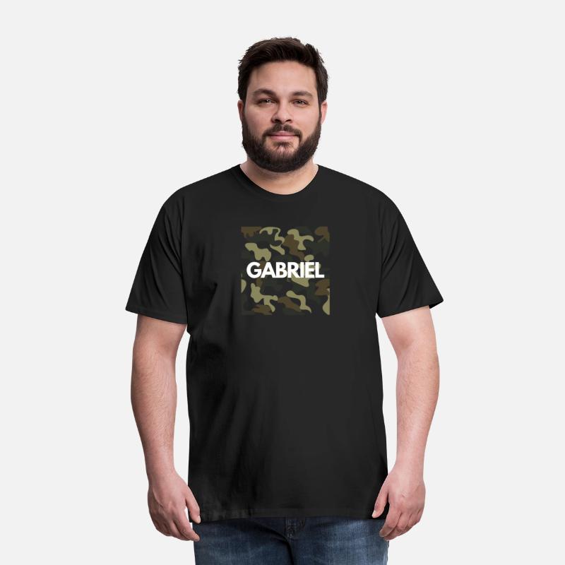 Gabriel Name Hoodies Men Good Quality Camouflage