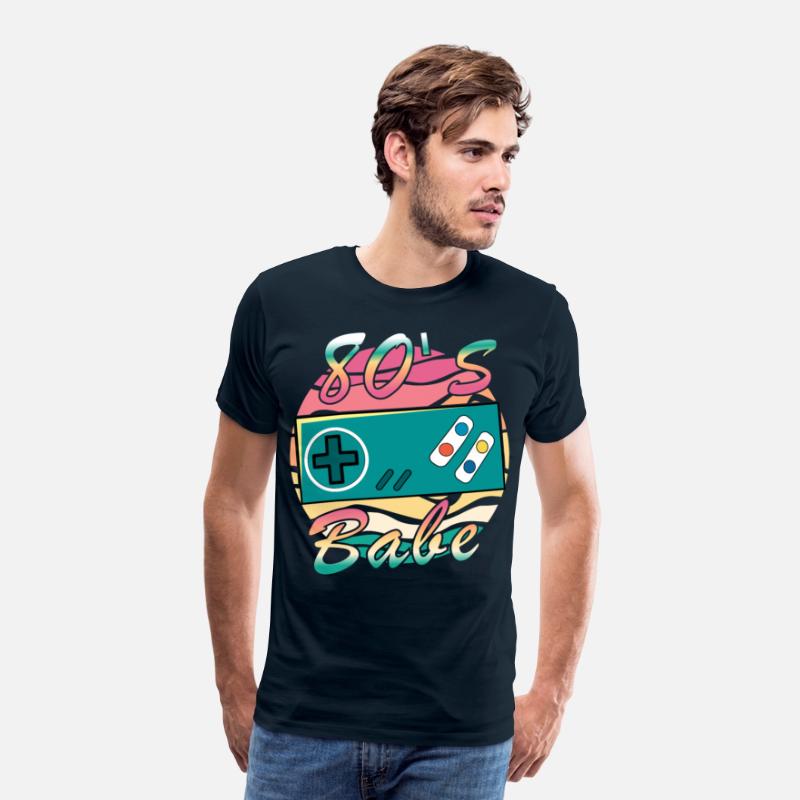 Gamer Girl Babe Retro 80s 1980