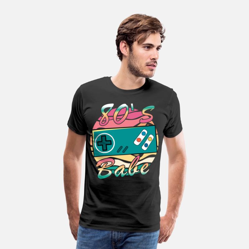 Gamer Girl Babe Retro 80s 1980