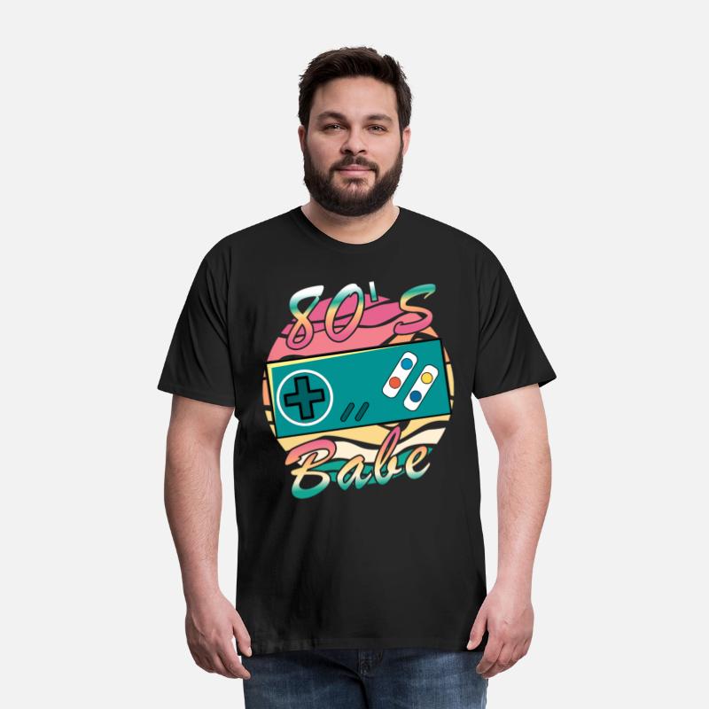 Gamer Girl Babe Retro 80s 1980