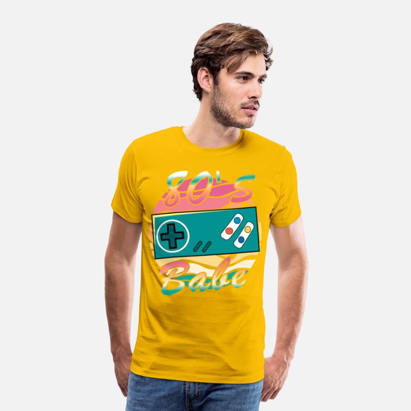 Gamer Girl Babe Retro 80s 1980