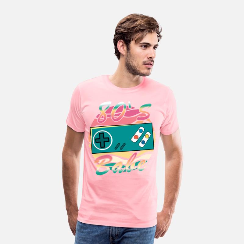 Gamer Girl Babe Retro 80s 1980