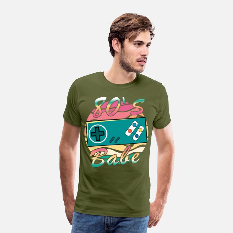 Gamer Girl Babe Retro 80s 1980