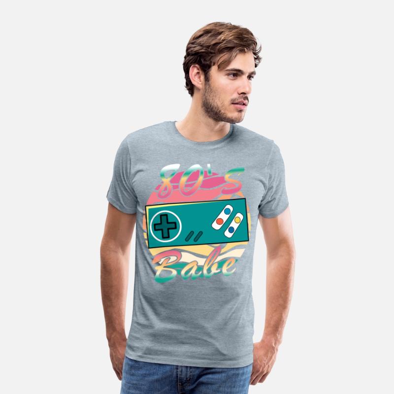 Gamer Girl Babe Retro 80s 1980