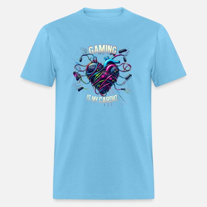 Gaming is my cardio Neon Gamer's Pulse - Lively