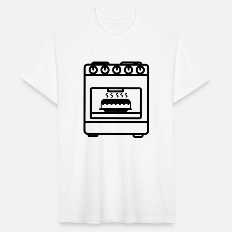 Gas stove baking oven with cake logo for cake