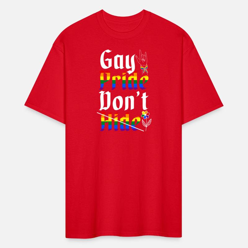 Gay Pride Don't Hide Rainbow LGBTQ Gay Rights