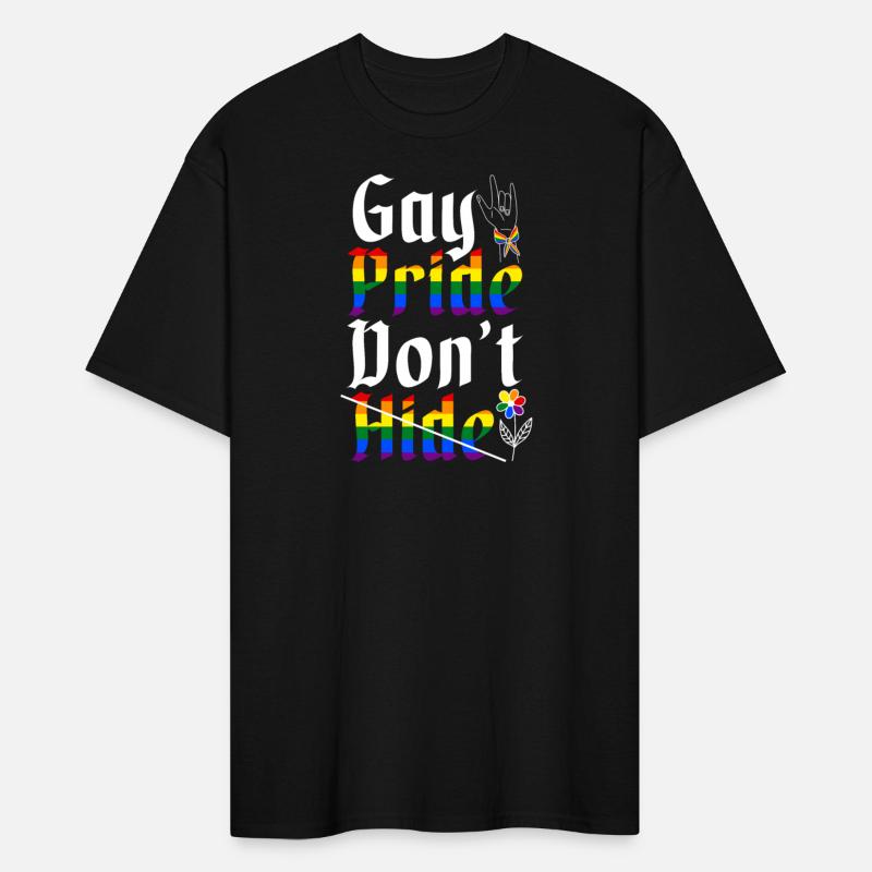 Gay Pride Don't Hide Rainbow LGBTQ Gay Rights