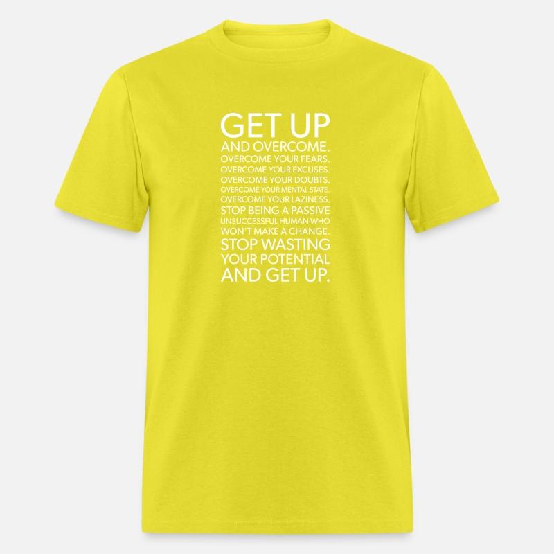 get up and overcome your excuses