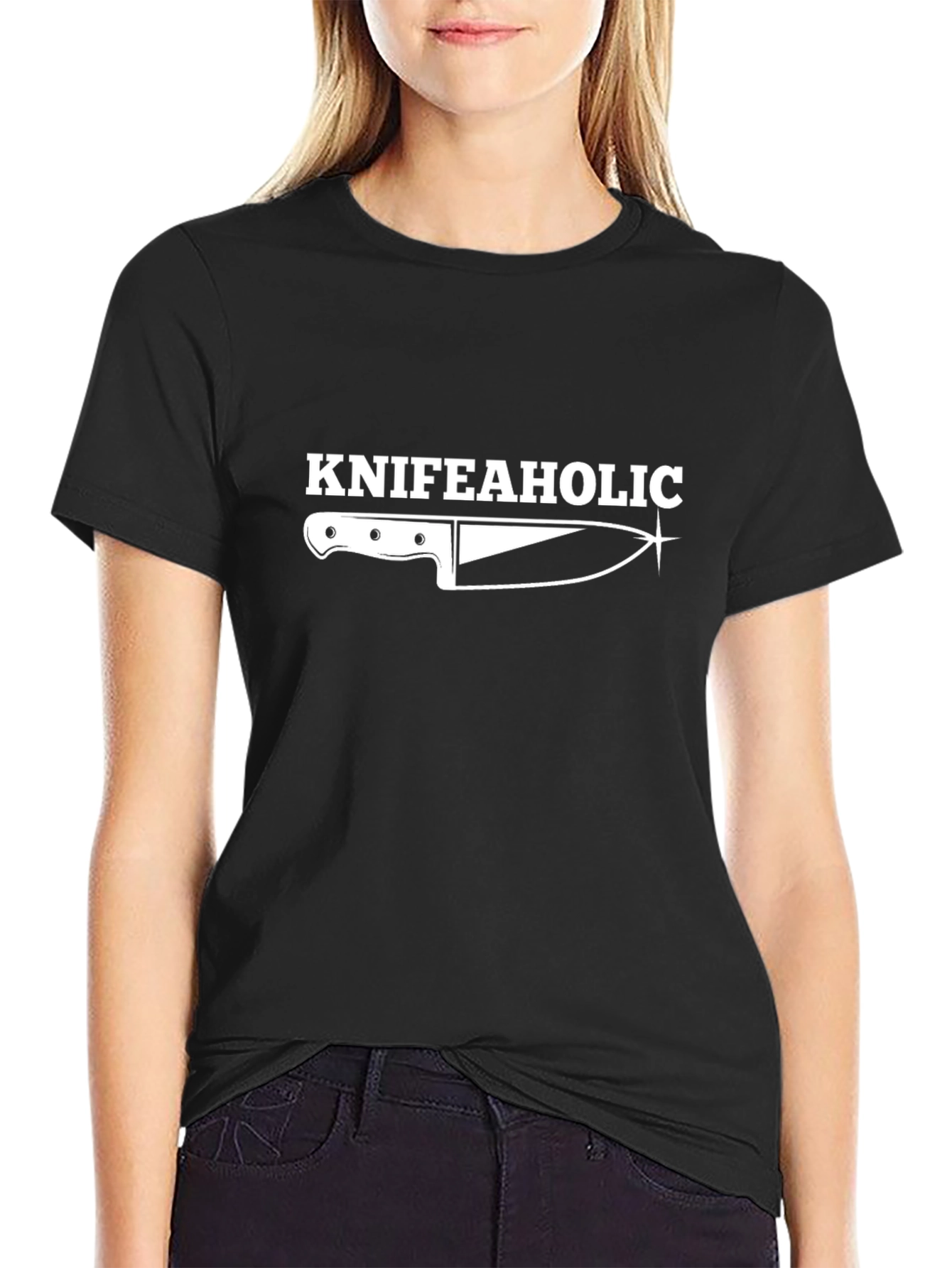 Knifeaholic Graphic Tee - Black