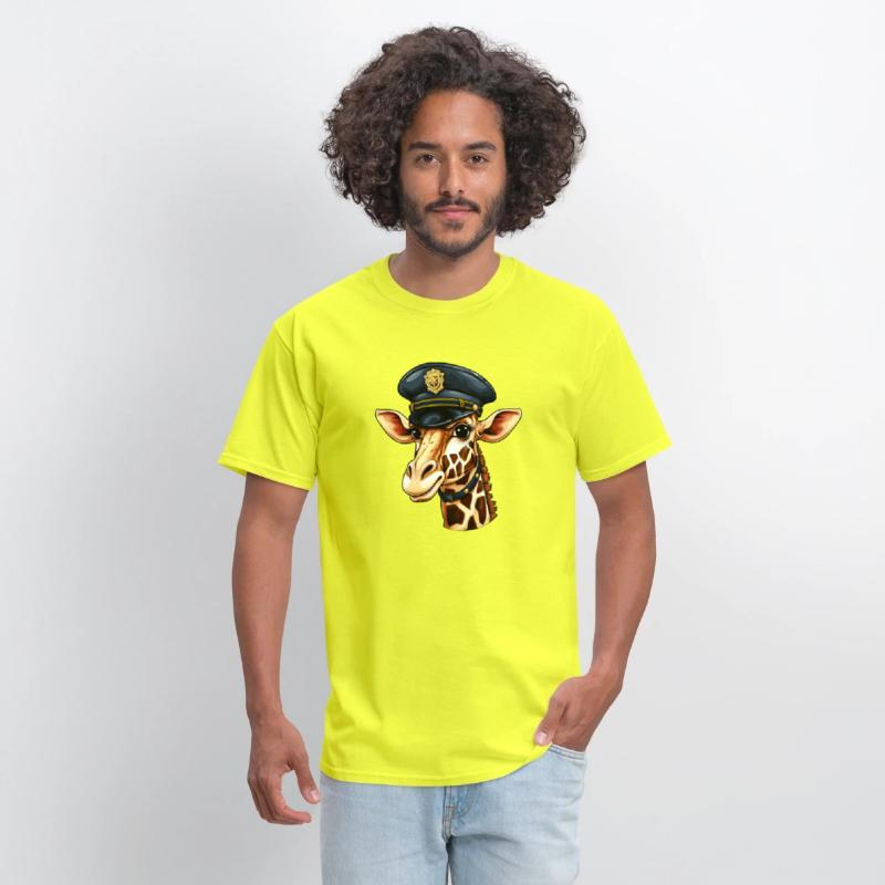 Giraffes policewoman