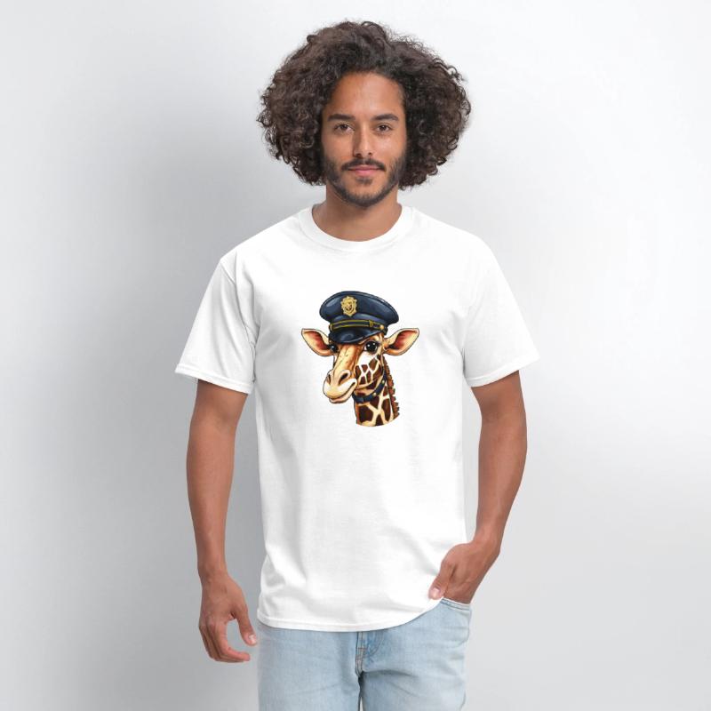 Giraffes policewoman
