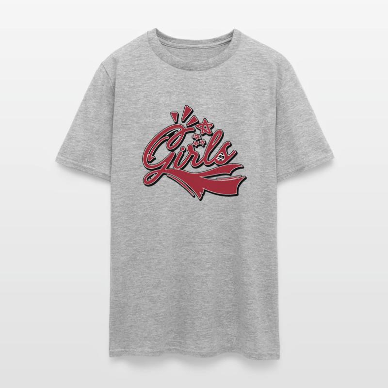 Girls with Swoosh Women’s Graphic Vintage Red Font