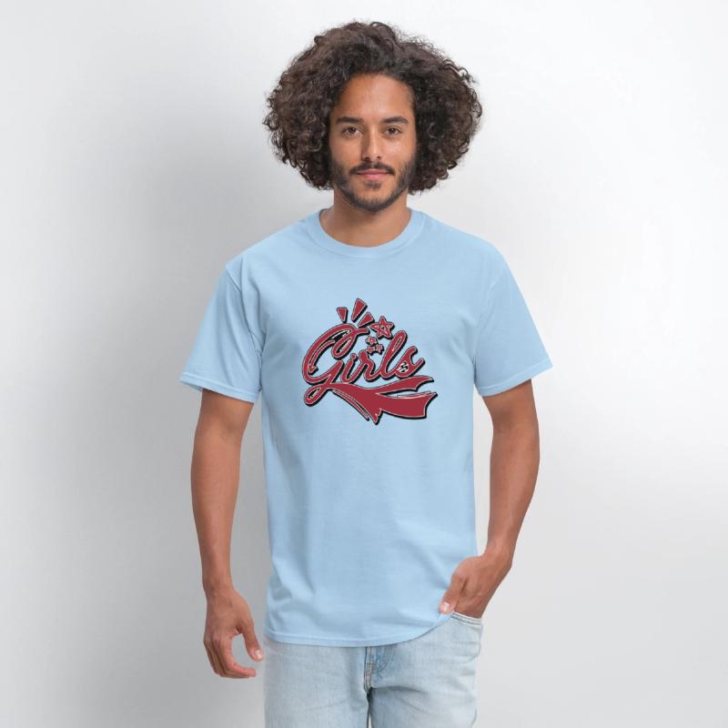 Girls with Swoosh Women’s Graphic Vintage Red Font