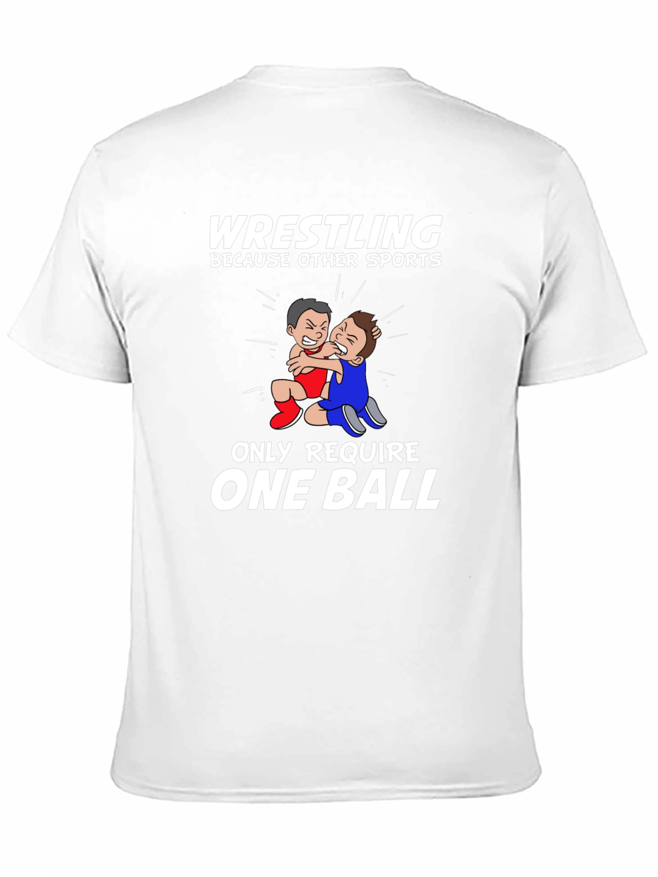 Wrestling Two Balls Graphic Tee