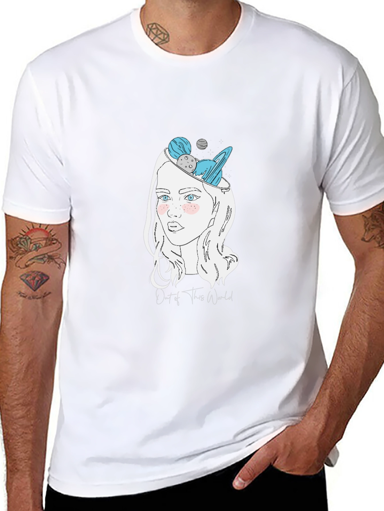 Out of This World Graphic Tee - Black
