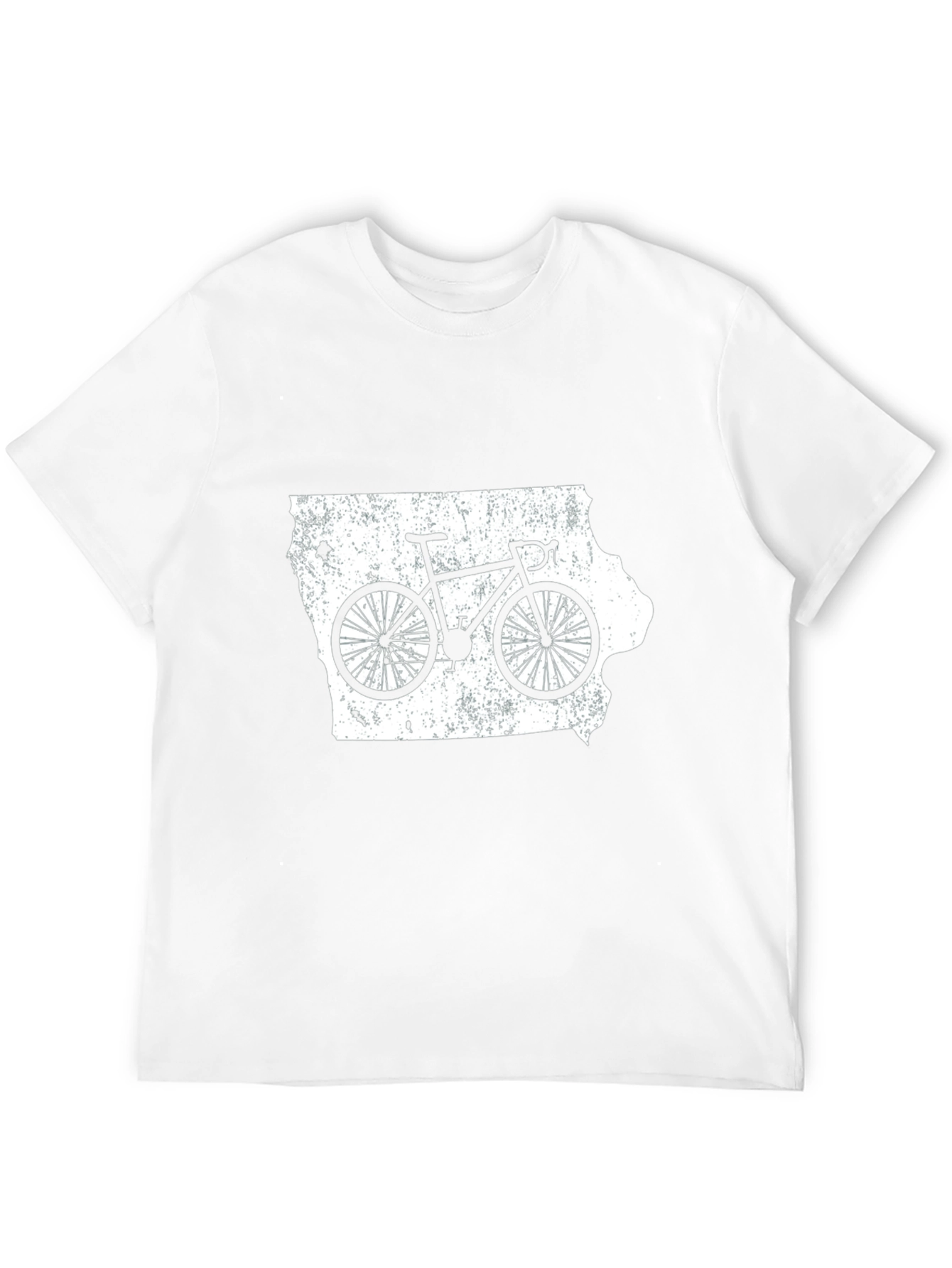 Iowa Cycling Graphic Tee - State Pride Shirt