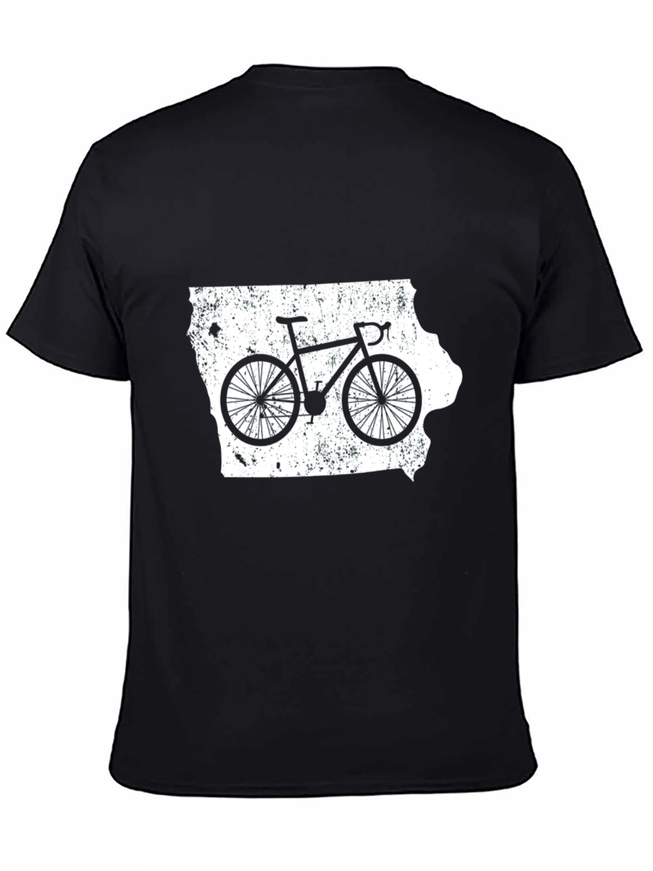Iowa Cycling Graphic Tee - State Pride Shirt