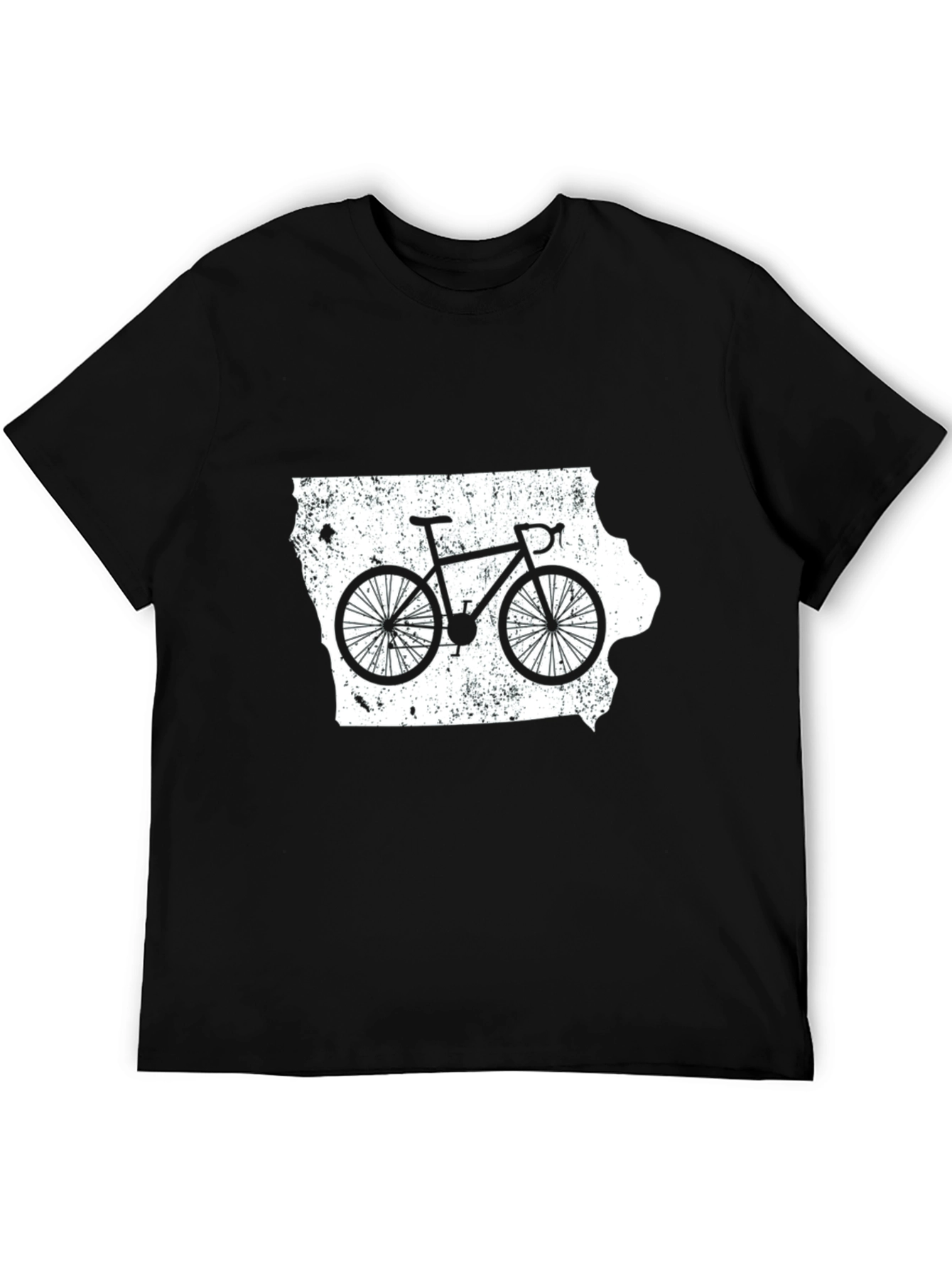 Iowa Cycling Graphic Tee - State Pride Shirt