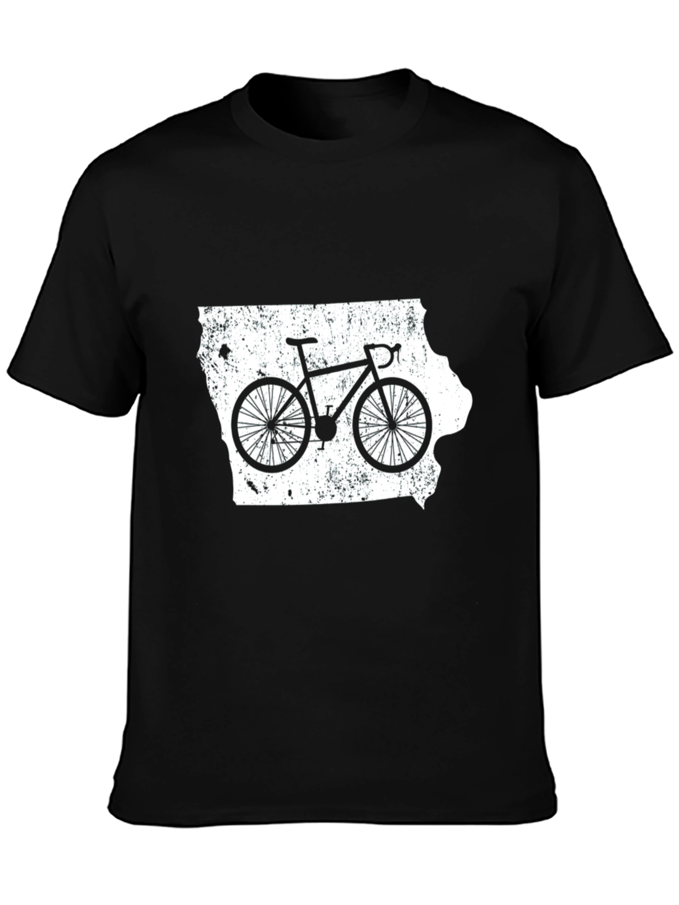 Iowa Cycling Graphic Tee - State Pride Shirt