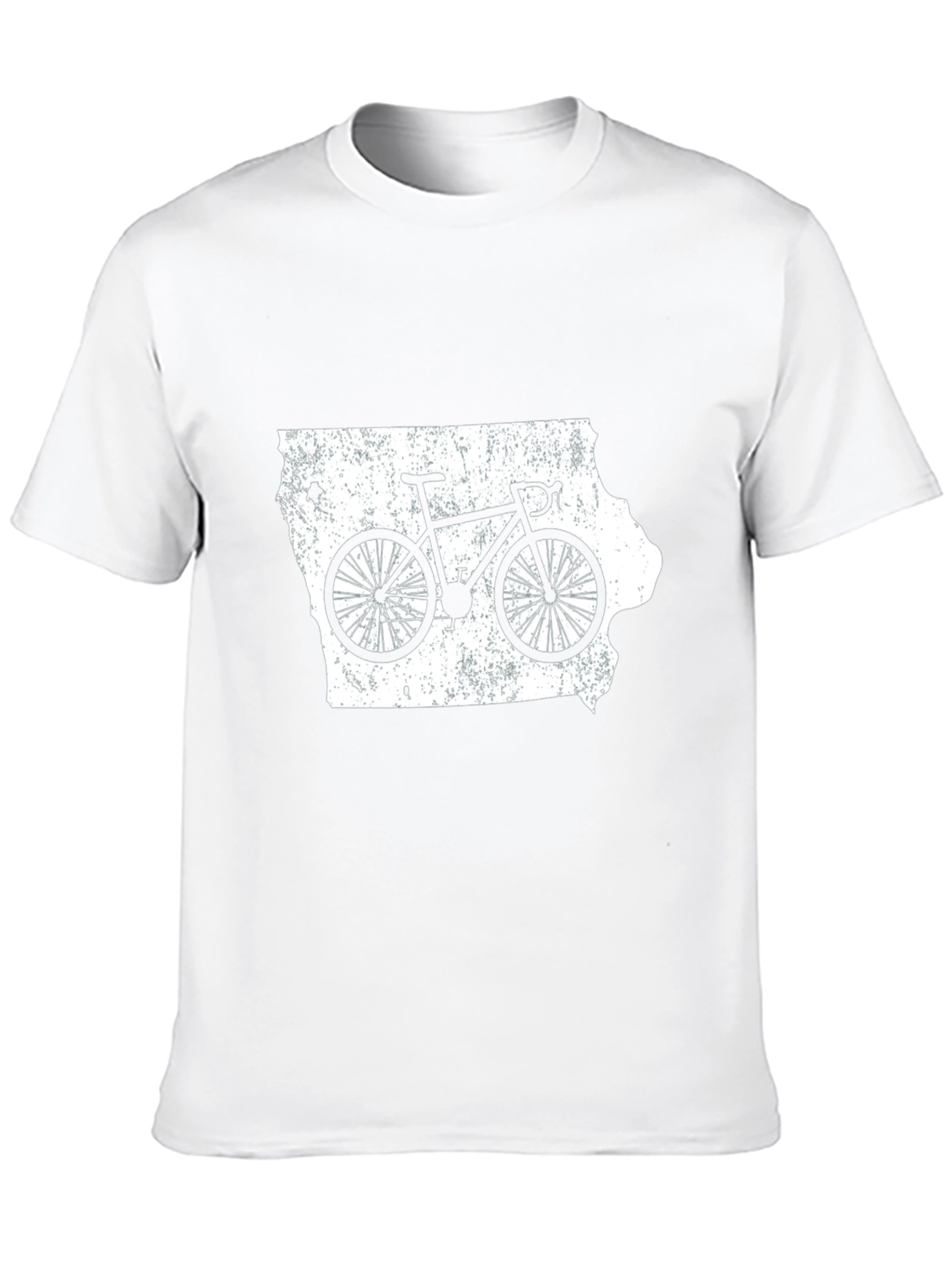 Iowa Cycling Graphic Tee - State Pride Shirt