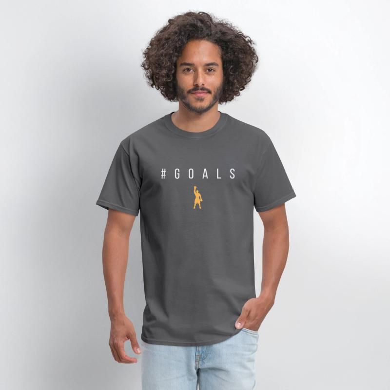 Goals - White Text with Male Boxer Graphic in Gold