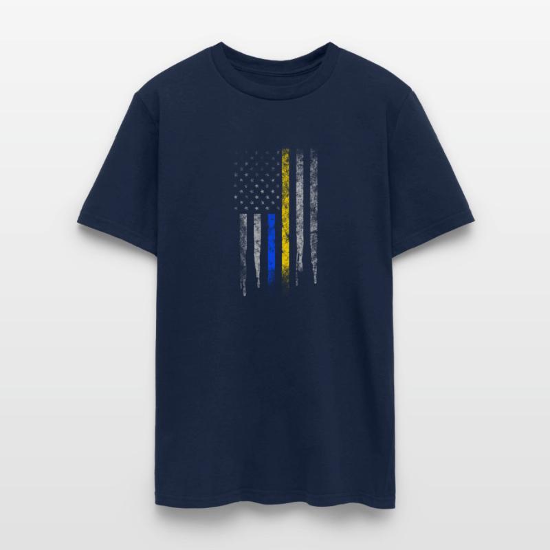 Gold Blue Line 911 Police Dispatcher First