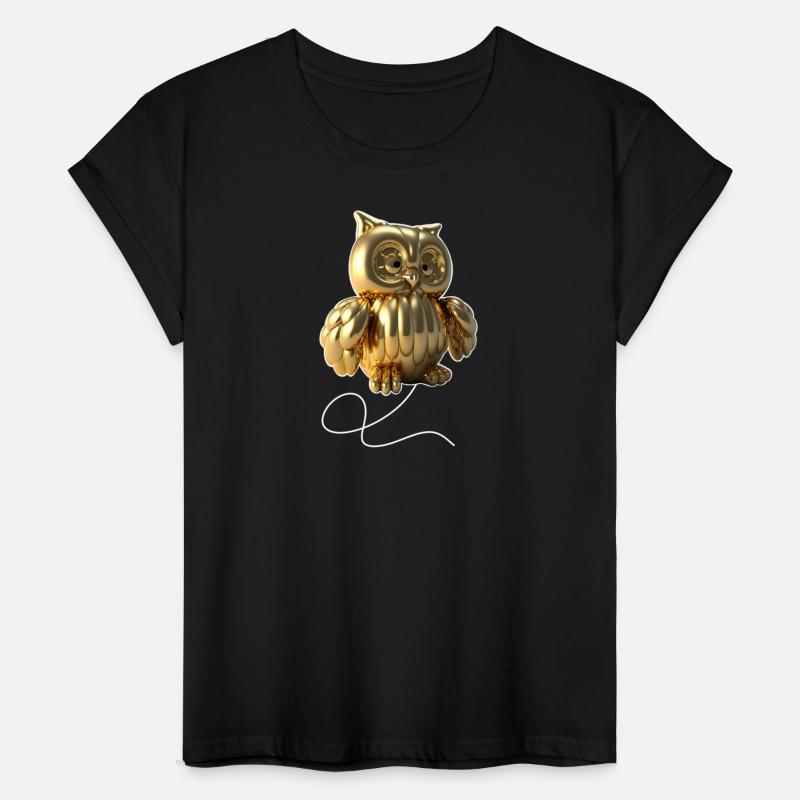 Gold Owl Balloon