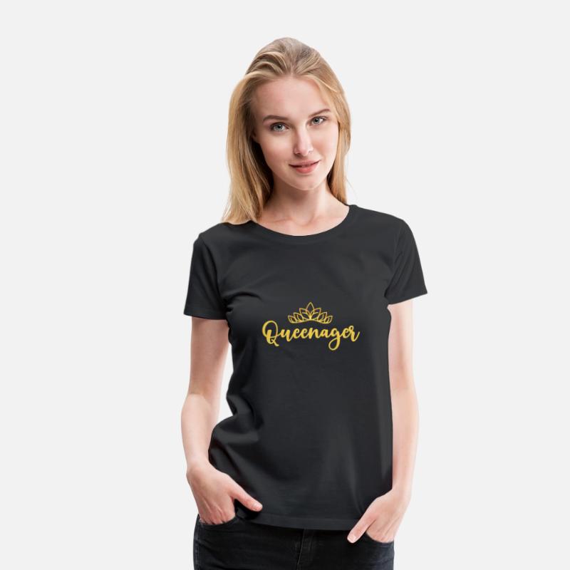 Gold Queenager queen ager, dramatic queen teenager