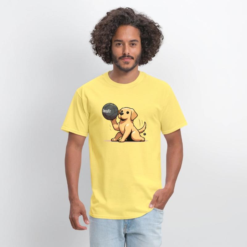 Golden Retriever CrossFit: Wall Ball Wonders