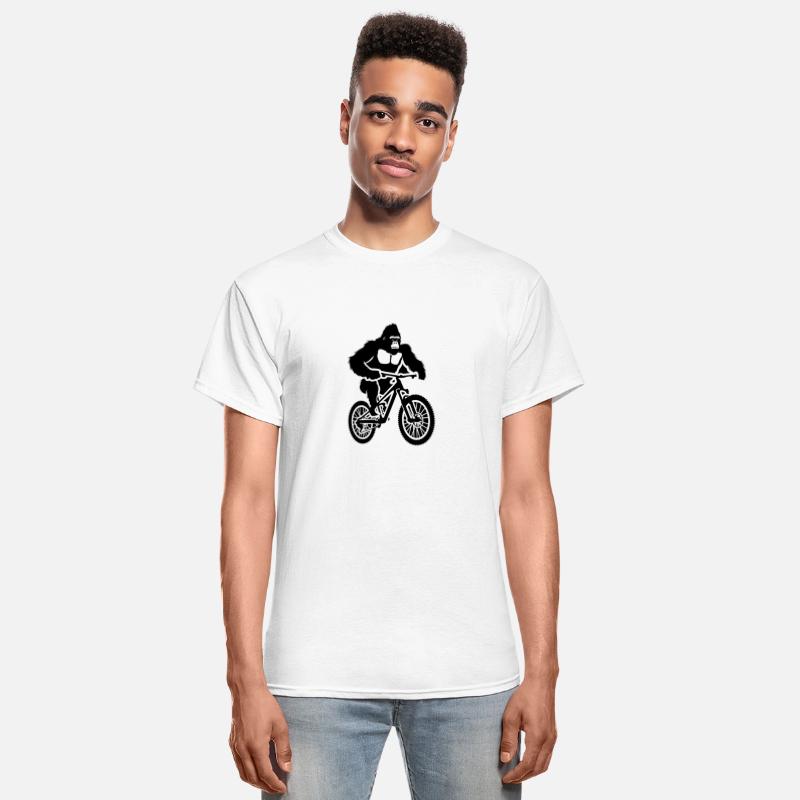 Gorilla Biker Mountain Biker E-Biker Funny Animals