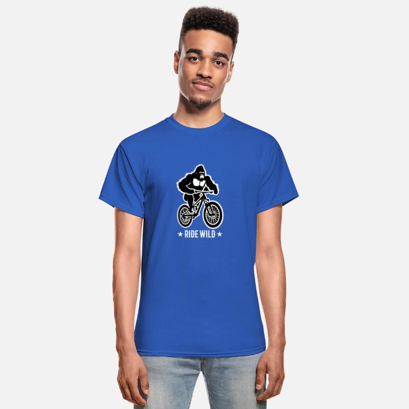 Gorilla Biker Mountain Biker E-Biker Funny Animals
