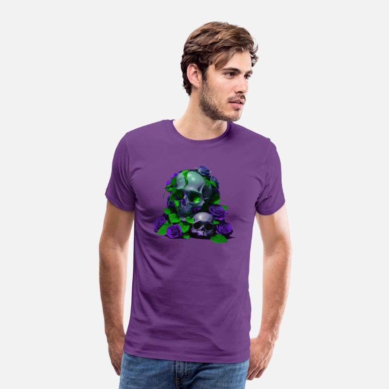 Gothic Elegance Meets Urban Flair: Green and Viole