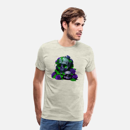 Gothic Elegance Meets Urban Flair: Green and Viole