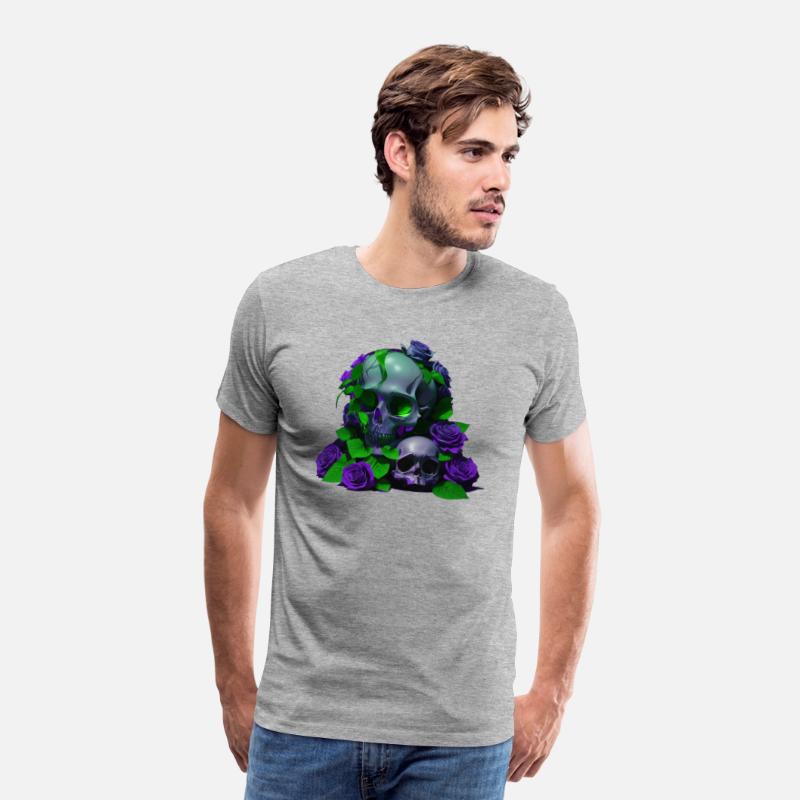 Gothic Elegance Meets Urban Flair: Green and Viole