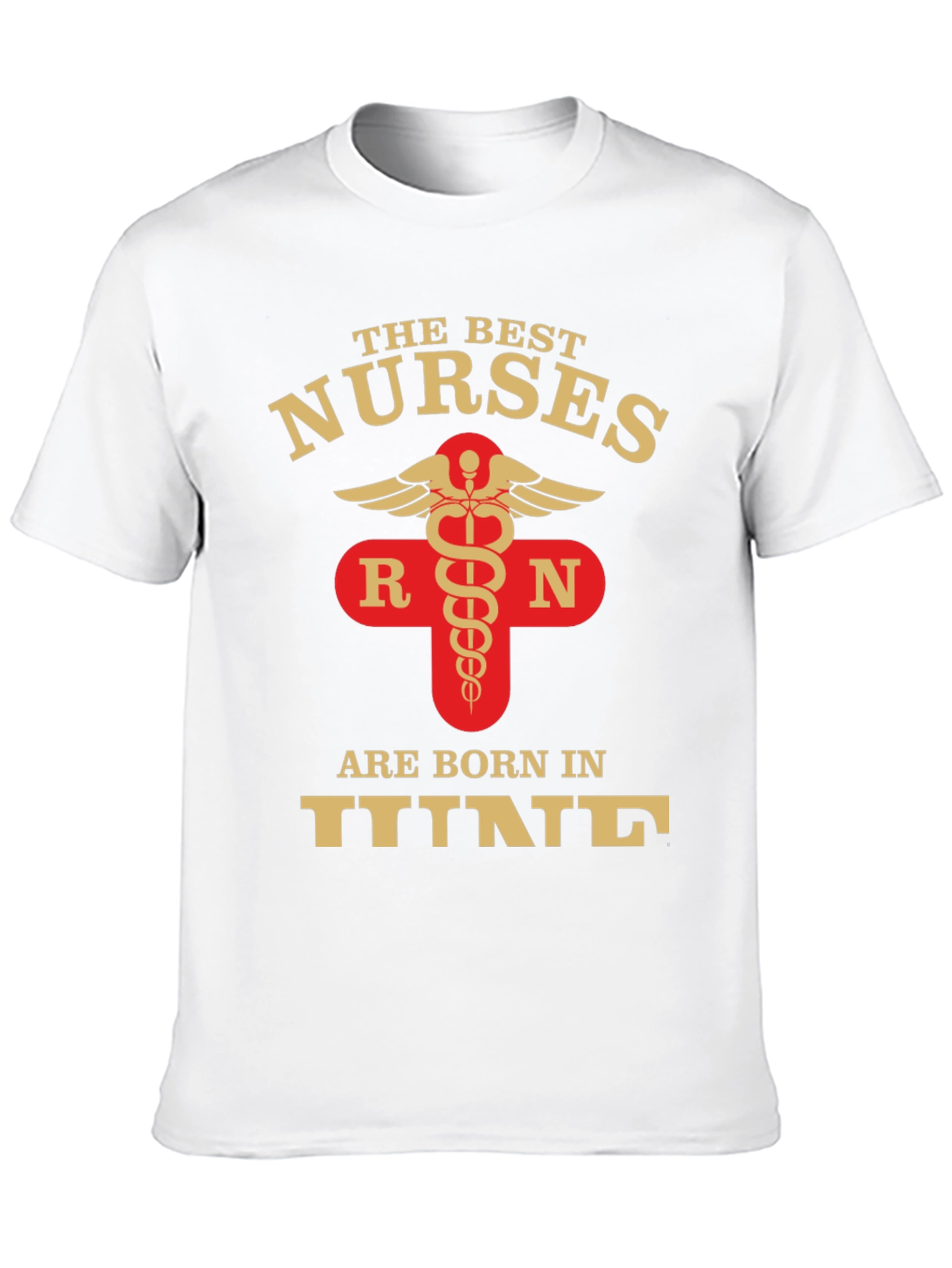 Best Nurses Born In June Black Graphic T-Shirt