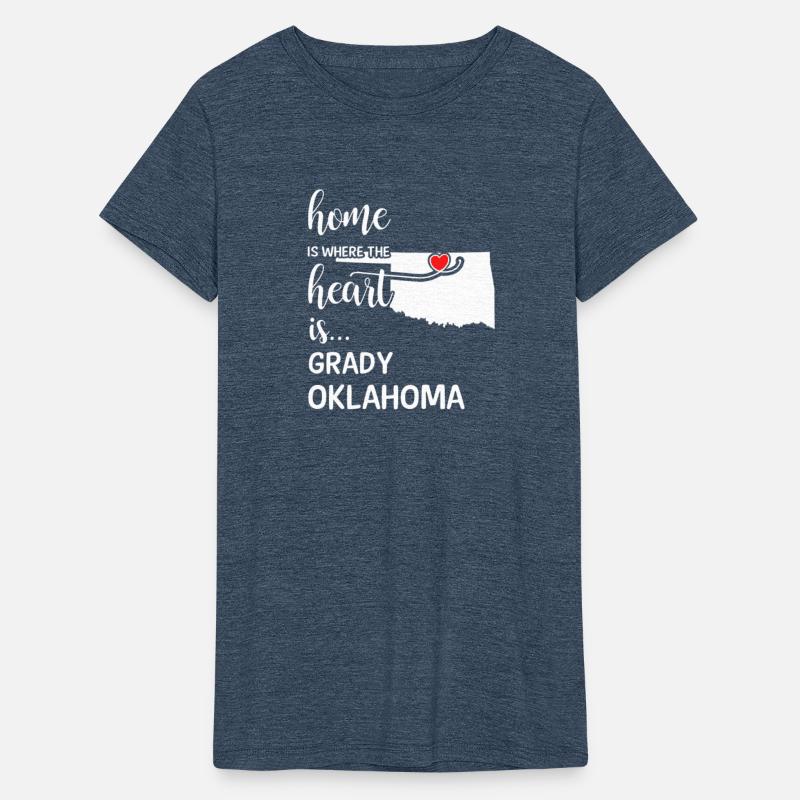 Grady County Oklahoma Is Where My Heart Is Gift