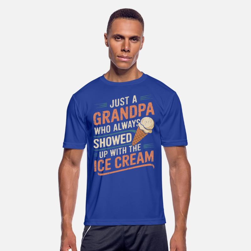 Grandpa Ice Cream Humor Tee