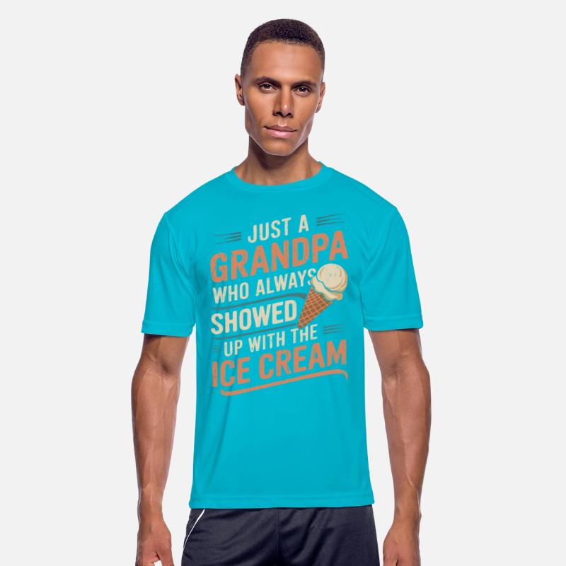 Grandpa Ice Cream Humor Tee